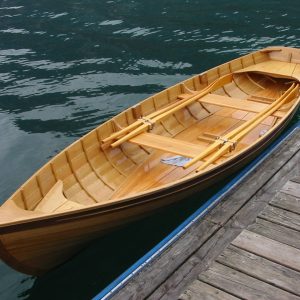 Holzruderboot Lärche