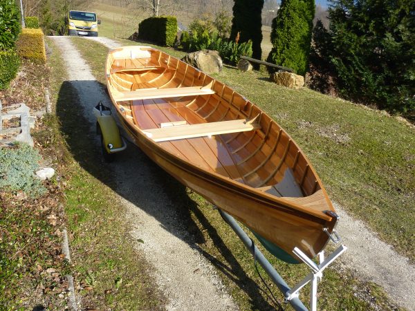 Holzruderboot Lärche – Bild 3